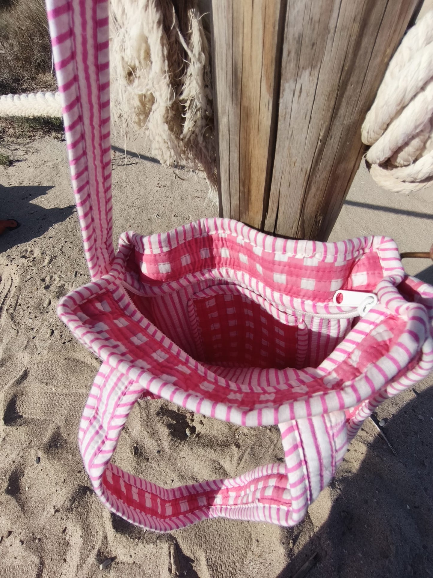 Bolsa pequeña Malva 20x25x11