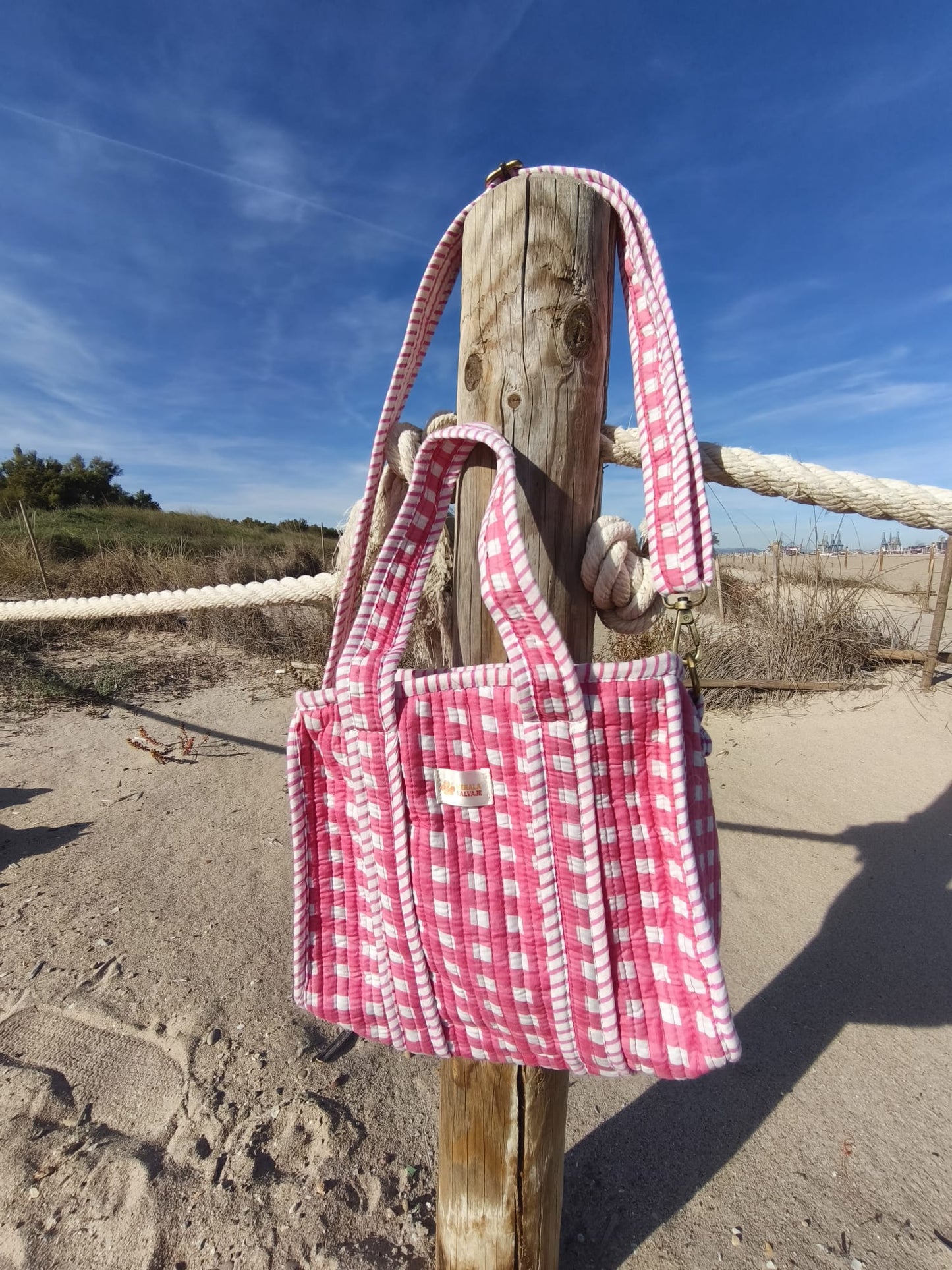 Bolsa pequeña Malva 20x25x11